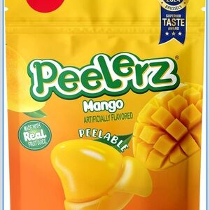Peelerz Mango Peelable Candy - Bright Yellow Packaging